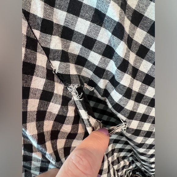 TOME Collective Gingham Ruffle Hem Dress - Picture 11 of 16